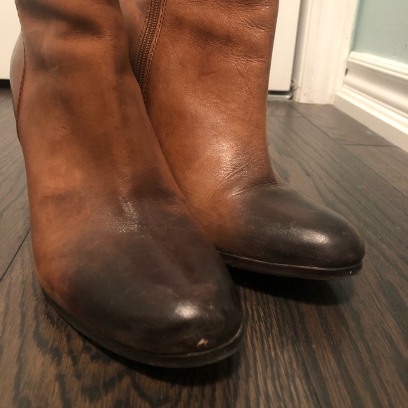 VINCE CAMUTO Booties- Ombre Distressed - Picture 6 of 6
